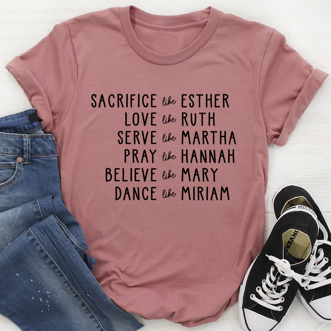 Women of the Bible T-Shirt-3