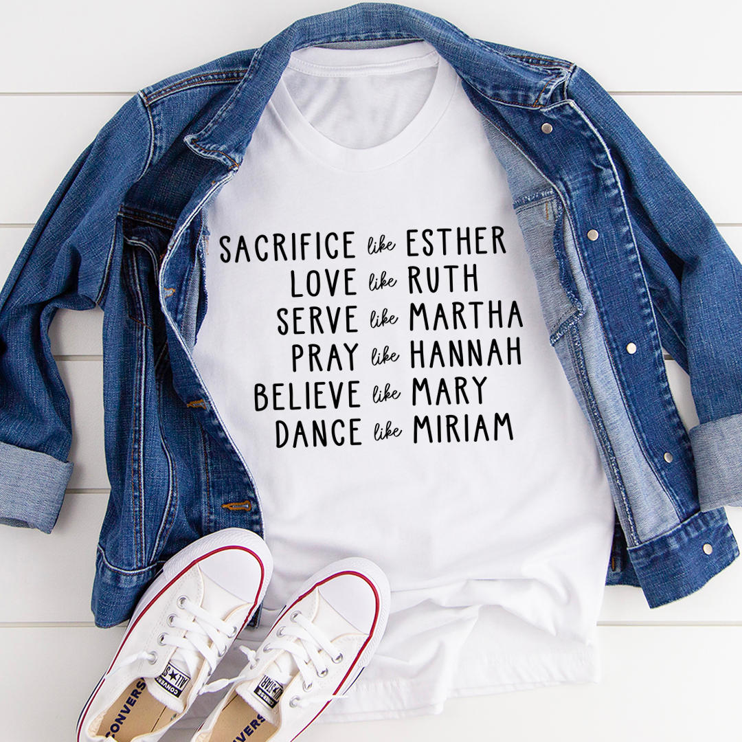 Women of the Bible T-Shirt-1